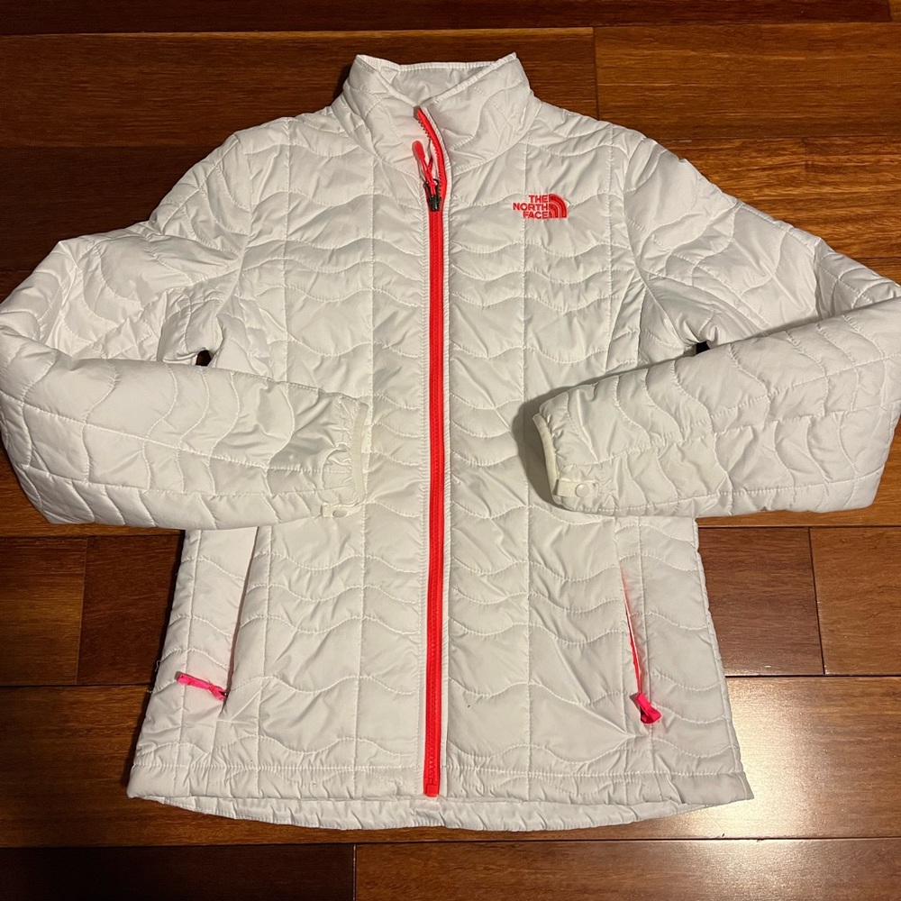 The North Face White Coat - Size S